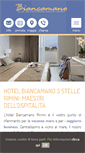 Mobile Screenshot of hotelbiancamanorimini.com